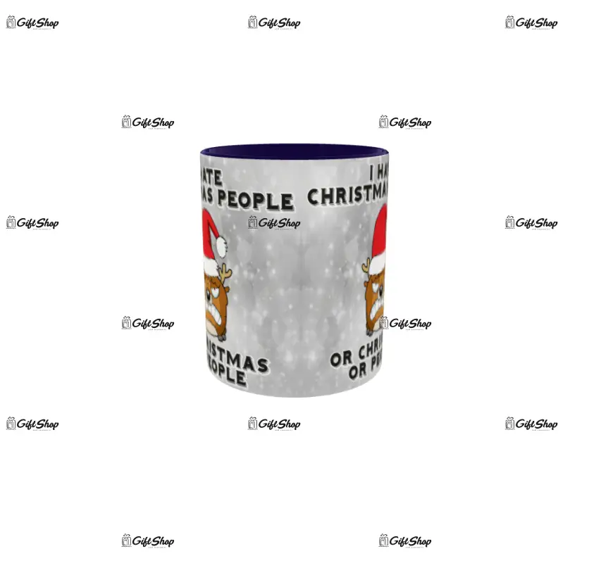 I hate christmas, cana din ceramica, 330ml, model cgs1806